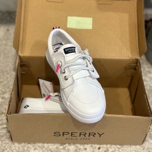 SPERRY Youth Crest Vibe (white) size 9.5